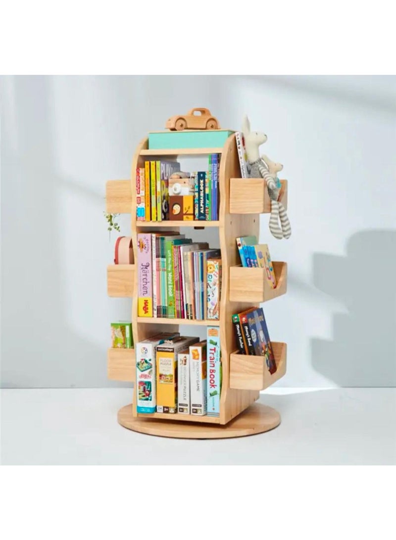 Pikkaboo Woody Buddy Rotating Bookshelf - Image 1